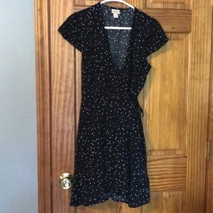 Polka dot Wrap Dress